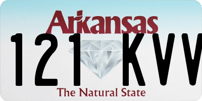 AR license plate 121KVV