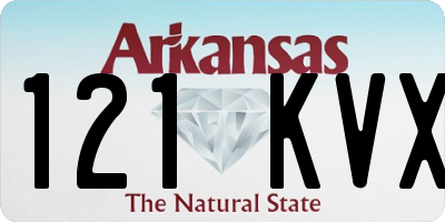 AR license plate 121KVX