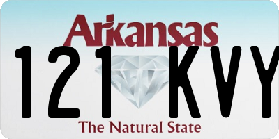 AR license plate 121KVY