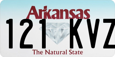 AR license plate 121KVZ