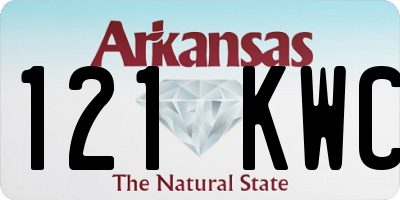 AR license plate 121KWC