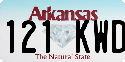 AR license plate 121KWD