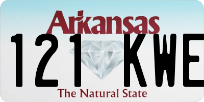 AR license plate 121KWE