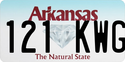 AR license plate 121KWG
