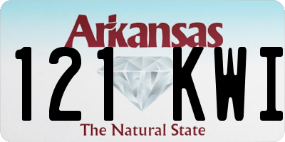 AR license plate 121KWI