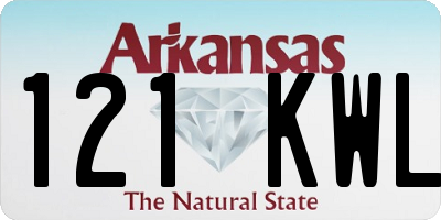 AR license plate 121KWL