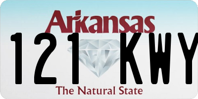 AR license plate 121KWY