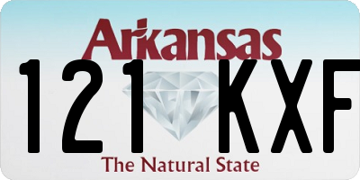 AR license plate 121KXF