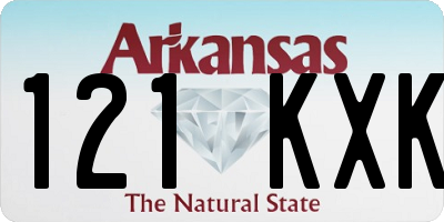AR license plate 121KXK