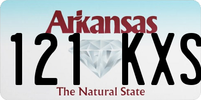 AR license plate 121KXS