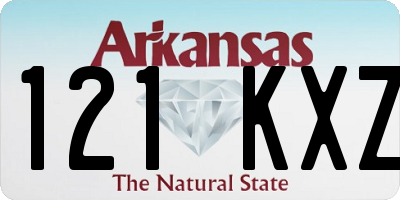 AR license plate 121KXZ