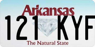 AR license plate 121KYF