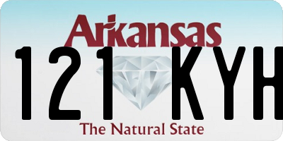 AR license plate 121KYH