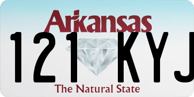 AR license plate 121KYJ