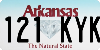 AR license plate 121KYK