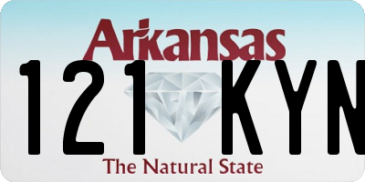 AR license plate 121KYN