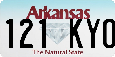 AR license plate 121KYO