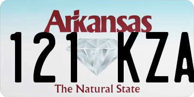 AR license plate 121KZA