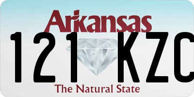 AR license plate 121KZC