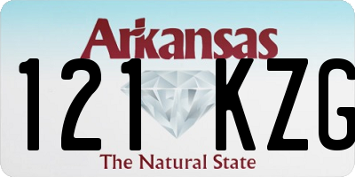 AR license plate 121KZG