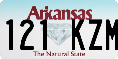 AR license plate 121KZM