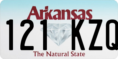 AR license plate 121KZQ