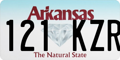 AR license plate 121KZR