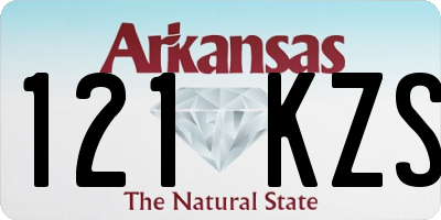 AR license plate 121KZS