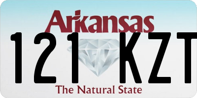AR license plate 121KZT