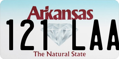 AR license plate 121LAA