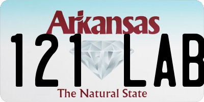 AR license plate 121LAB