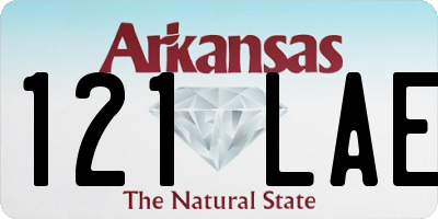 AR license plate 121LAE