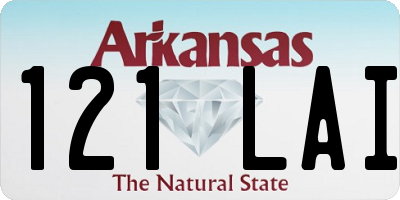 AR license plate 121LAI