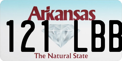 AR license plate 121LBB