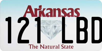 AR license plate 121LBD