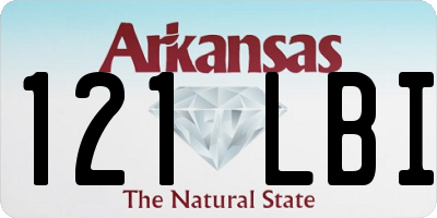 AR license plate 121LBI