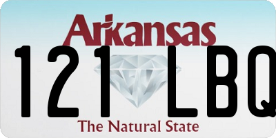 AR license plate 121LBQ