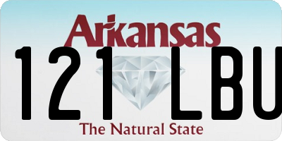 AR license plate 121LBU