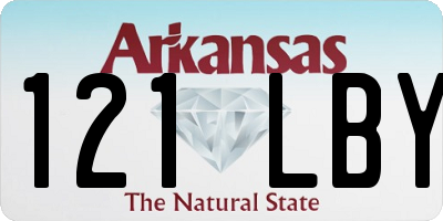 AR license plate 121LBY