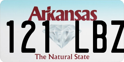 AR license plate 121LBZ
