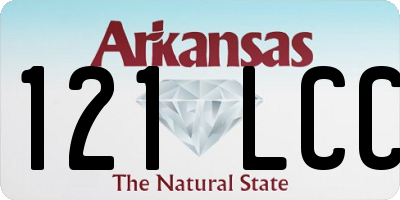 AR license plate 121LCC