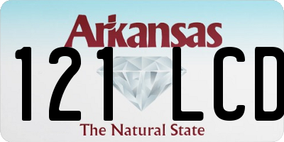 AR license plate 121LCD
