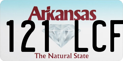 AR license plate 121LCF