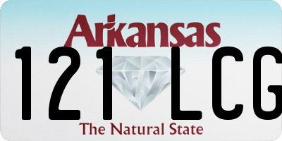 AR license plate 121LCG