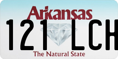 AR license plate 121LCH