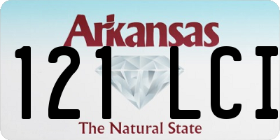 AR license plate 121LCI