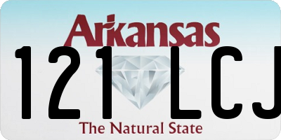 AR license plate 121LCJ