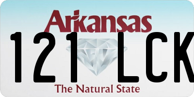 AR license plate 121LCK