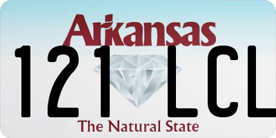 AR license plate 121LCL