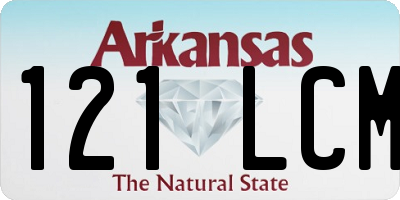 AR license plate 121LCM
